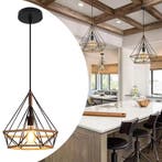 Industriële Henneptouw Hanglamp E27 – Vintage Loft, Verzenden, Nieuw
