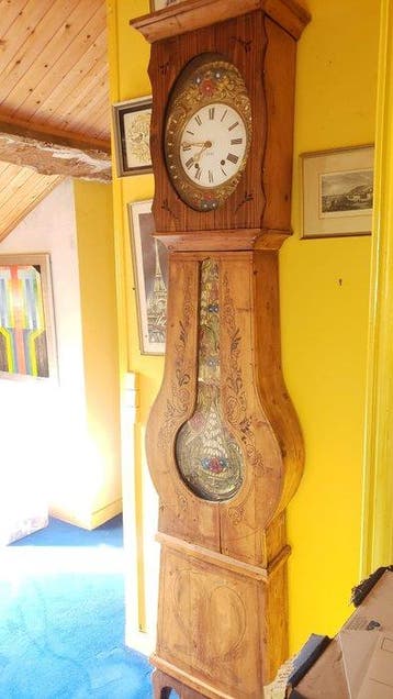 Comtoise klok - Antiek Hout - 1800-1850