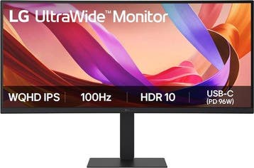 LG 34U650A-B - Utrawide QHD IPS Monitor - USB-C 96W - RJ45 -, Verzenden, Nieuw