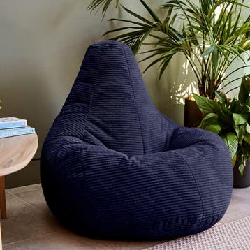 Cloudy Cord Zitzak Stoel - Paars, Huis en Inrichting, Verzenden, Nieuw