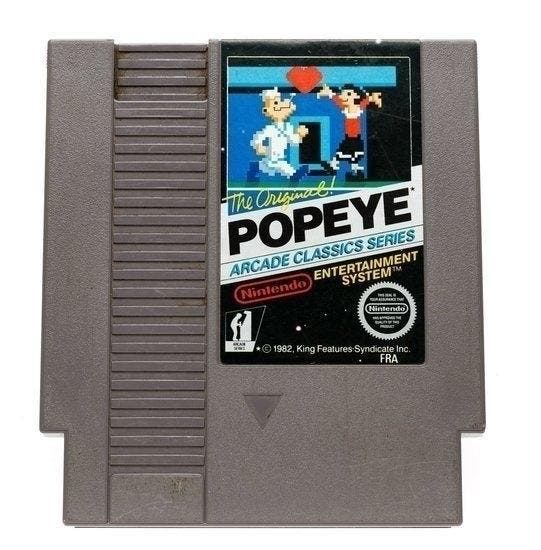 Popeye [Nintendo NES], Spelcomputers en Games, Games | Nintendo NES, Zo goed als nieuw, Ophalen of Verzenden