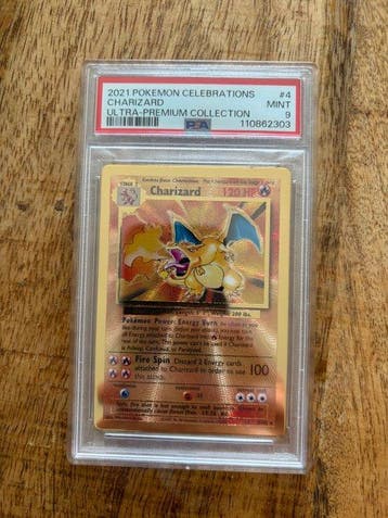 Pokémon - 1 Graded card - Charizard #4 Promo card, Foil -, Nieuw