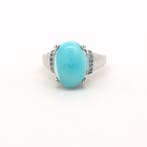 Zonder minimumprijs - Ring Zilver - 6.33ct. tw. - Topaas -, Nieuw