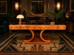 Tafel - Wortelnotenhout - Art Deco