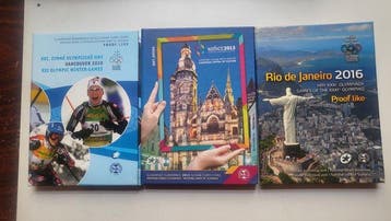 Slowakije. Proof Set 2010/2016 (3 sets) (Zonder, Postzegels en Munten