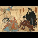Utagawa Toyokuni III – „Zes onsterfelijke dichters” tomo no