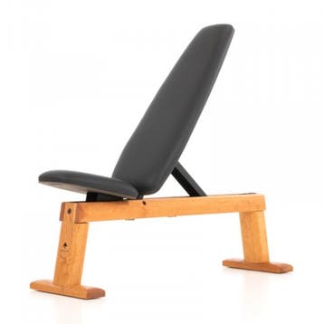 NOHRD WeightBench Halterbank Kersen, kunstleer zwart, Verzenden, Nieuw