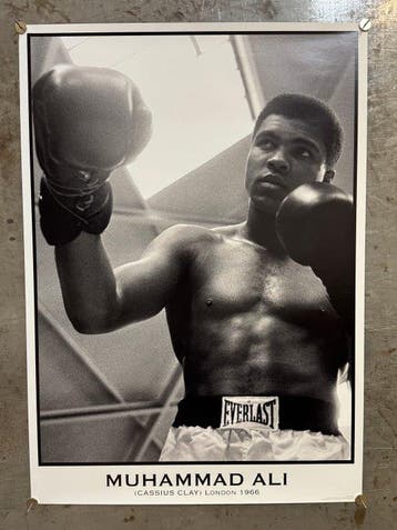 Muhammad Ali - (Cassius Clay in London, 1966)