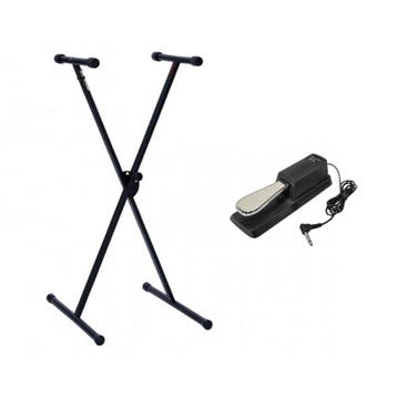 Keyboard standaard met sustain pedaal bundel, Ophalen of Verzenden, Nieuw