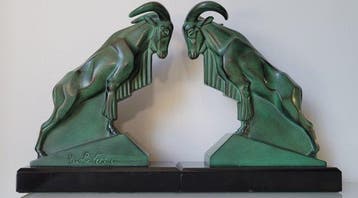Max Le Verrier (1891-1973) - Beeldje, Figurines Animalières, Antiek en Kunst