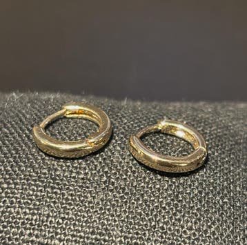 No-Fade Goud-Stijl Vergulde Kleine Cirkel Oorbellen, Sieraden, Tassen en Uiterlijk, Oorbellen, Overige materialen, Hangers, Nieuw