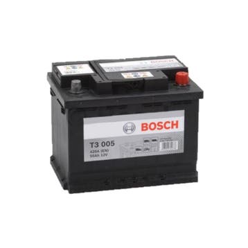 Bosch Startaccu 12 volt 55 ah T3 005 Black truckline, Ophalen of Verzenden, Nieuw