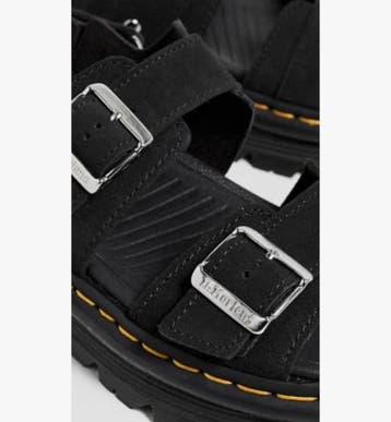 Dr. Martens ZEBZAG SANDAL SUEDE Black Unisex, Verzenden, Nieuw