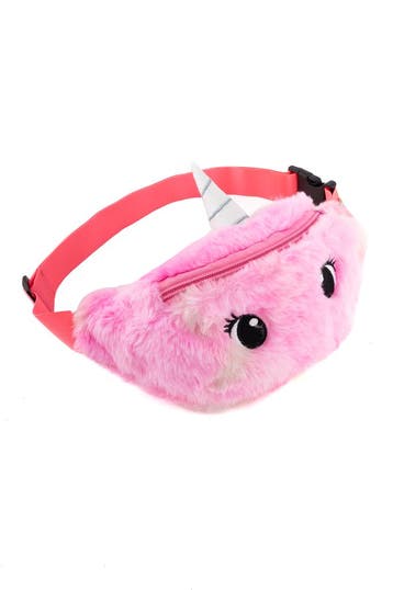 KIMU® Heuptasje Eenhoorn Roze Fanny Pack Oogjes Oortjes Hoor, Ophalen of Verzenden, Nieuw, Roze, Overige typen