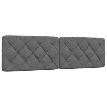 vidaXL Hoofdbordkussen 180 cm stof donkergrijs, Huis en Inrichting, Slaapkamer | Bedden, Verzenden, Nieuw, Grijs, Stof