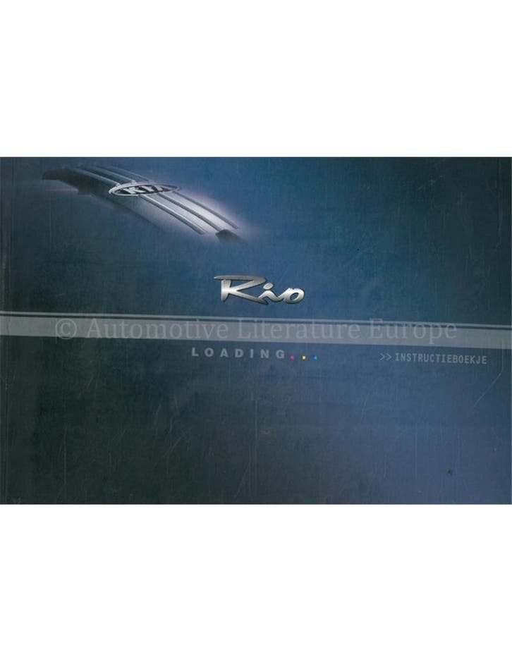 2003 KIA RIO INSTRUCTIEBOEKJE NEDERLANDS, Auto diversen, Handleidingen en Instructieboekjes
