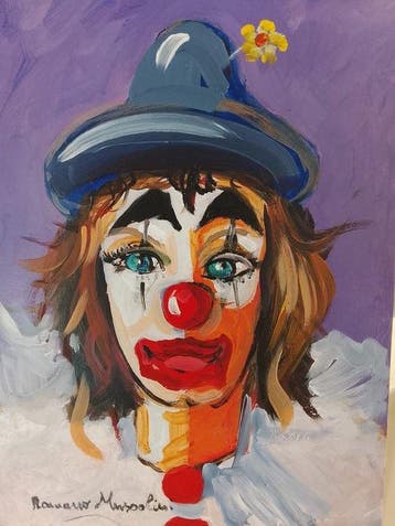 Romano Mussolini (1927-2006) - Il Clown, Antiek en Kunst