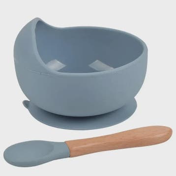 Siliconen Babyspeelgoed Kom en Lepel Set - BPA-vrij, Vaatwas, Verzenden, Nieuw