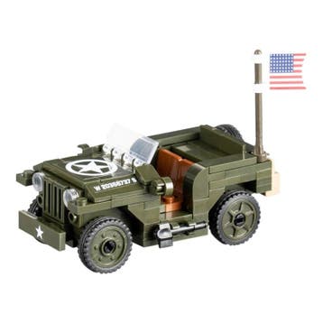 Sluban WWII Jeep US Army (Speelgoed, Overig), Ophalen of Verzenden, Nieuw
