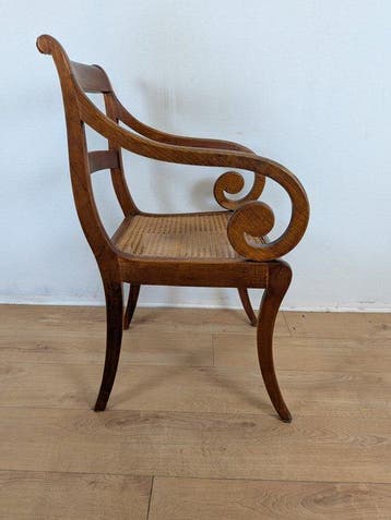 Stoel - Teak - Javanese Colonial Armchai, Nieuw