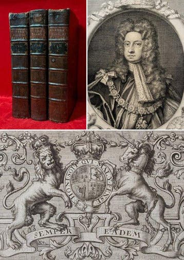 Laurence Echard - [UNICORN ENGRAVING] The History of England