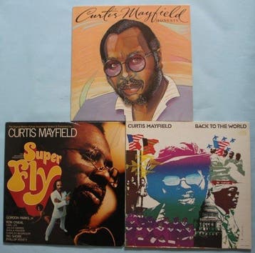 Curtis Mayfield - Back To The World; Super Fly; Honesty -, Nieuw in verpakking