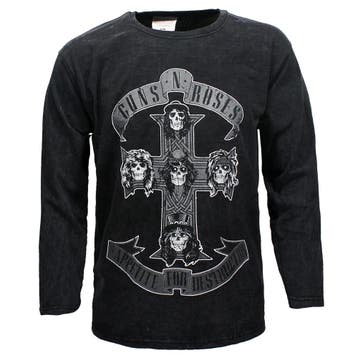 Guns N’ Roses Cross Dip Dye Longsleeve T-Shirt, Kleding | Heren, T-shirts, Verzenden, Nieuw