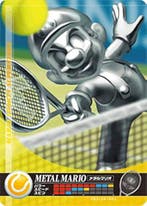 Amiibo Silver Metal Tennis Mario - Mario Sports Superstars, Spelcomputers en Games, Verzenden, Zo goed als nieuw