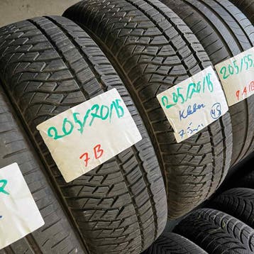 2 x Kleber 205-70-15 4 Seizoenbanden 7,5mm, Auto-onderdelen, Banden en Velgen, Gebruikt, 15 inch, All Season, Band(en)