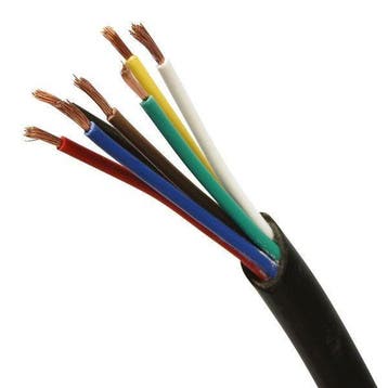 Trailerkabel - 7 x 0,5mm² - Per meter, Ophalen of Verzenden, Nieuw, Kabel of Snoer