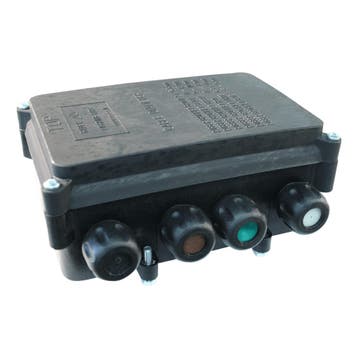 RADEX Kabelverbindingsdoos 8-polig , AMP 6,3mm vlaksteker, Ophalen of Verzenden, Nieuw