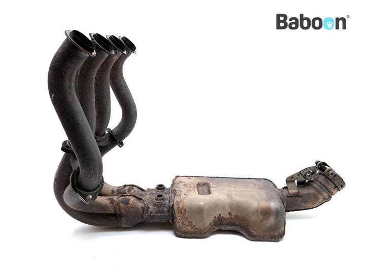 Uitlaat Bochtenset Kawasaki ZX 6 R 2007-2008 (NINJA ZX-6R, Motoren, Onderdelen | Kawasaki, Gebruikt, Verzenden