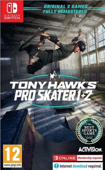 Tony Hawks Pro Skater 1+2 Switch Garantie & morgen in huis!, 2 spelers, Ophalen of Verzenden, Zo goed als nieuw, Vanaf 12 jaar