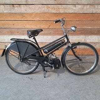 Klassieke bromfiets, Gruno, VAP.4, Zwart, 1951, Fietsen en Brommers