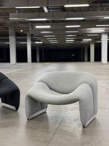 Artifort - Pierre Paulin - Stoel - f598 - Wol - tof