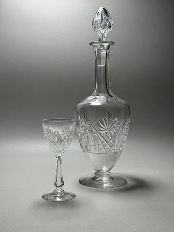 Val Saint Lambert - Drinkset (2) - Service LUBIN - Kristal -