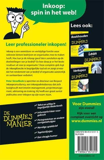 Inkopen voor Dummies / Voor Dummies 9789045351315, Verzenden, Zo goed als nieuw, Peter Streefkerk