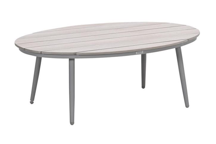GI Margriet ovale loungetafel 120x75 cm. - Taupe, Tuin en Terras, Tuintafels, Nieuw, Overige materialen, Rond, Verzenden