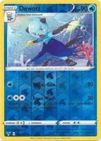 Dewott 034/185 reverse holo Vivid Voltage, Ophalen of Verzenden, Nieuw, Losse kaart, Foil
