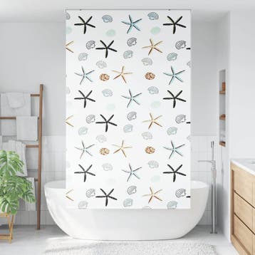 vidaXL Doucherolgordijn 120x240 cm stofbreedte 116 cm, Verzenden, Nieuw