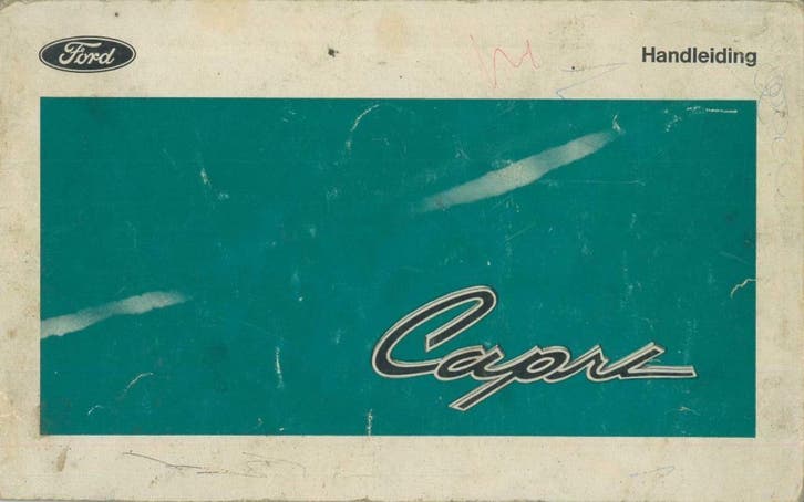 1969 Ford Capri instructieboekje handleiding Nederlands, Auto diversen, Handleidingen en Instructieboekjes, Verzenden