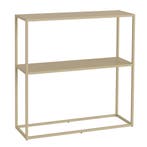 Consoletafel Strömstad haltafel met 1 plank 80x80x26 cm came, Huis en Inrichting, Tafels | Sidetables, Verzenden, Nieuw