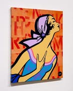 FKDL (1963) - Oh Soleil, peinture originale sur toile