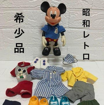 Disney - Beeldje - Vintage Mickey Mouse Dress-Up Doll with, Nieuw