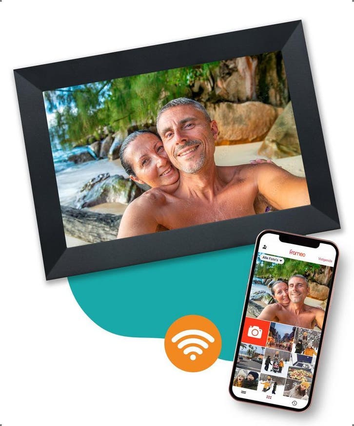 Digitale Fotolijst voor ouderen met WiFi en mobiele App, Audio, Tv en Foto, Fotografie | Digitale fotolijsten, 8 tot 12 inch, 2 GB of meer