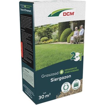 Graszaad siergazon 2-in-1 | DCM | 30 m², Tuin en Terras, Gras en Kunstgras, Verzenden, Nieuw