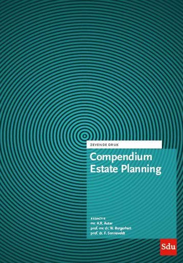 Compendium Estate Planning / Compendia 9789012403726, Verzenden, Gelezen