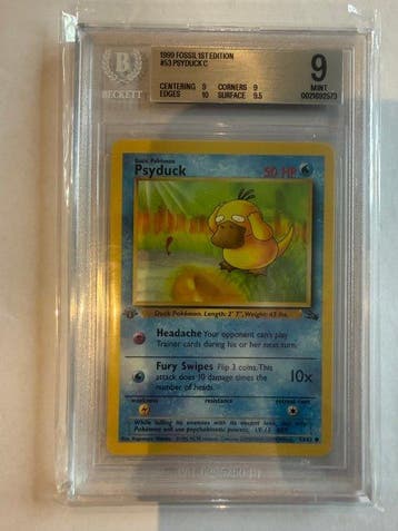 Pokémon - 1 Graded card - Psyduck #53 First edition -, Nieuw