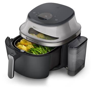 Philips Airfryer Single Basket 5000-serie met Stoomfunctie –, Ophalen of Verzenden, Zo goed als nieuw