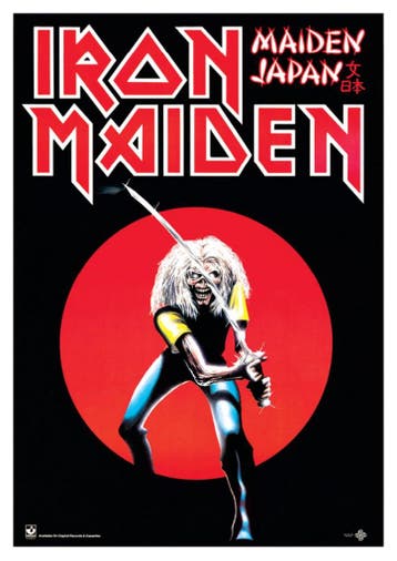 Posters - Poster Iron Maiden - Made in Japan, Verzamelen, Verzenden, Zo goed als nieuw